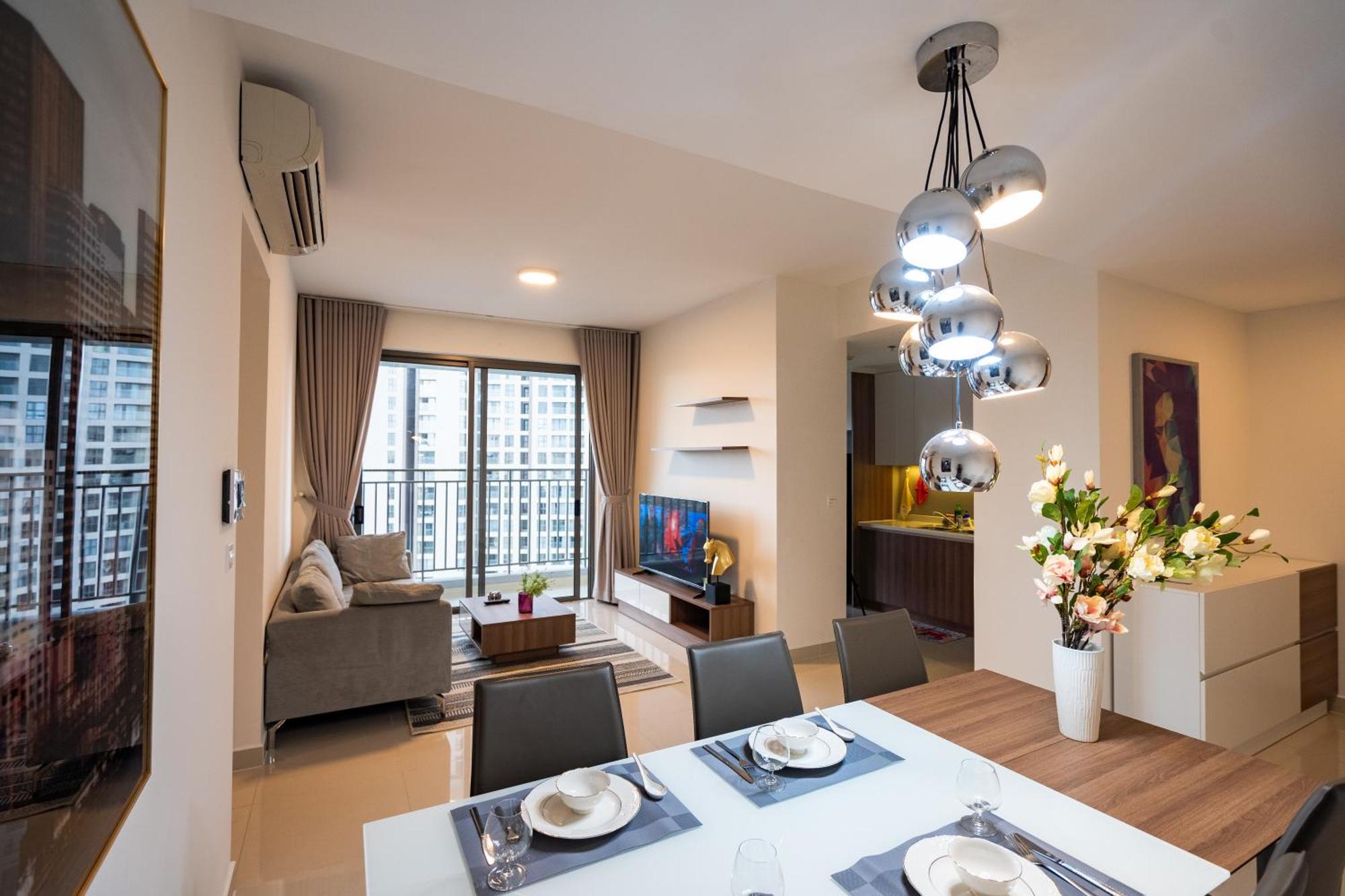 Central Business District Rivergate Apartment - Free Pickup & Pool Ho Chi Minh-staden Exteriör bild