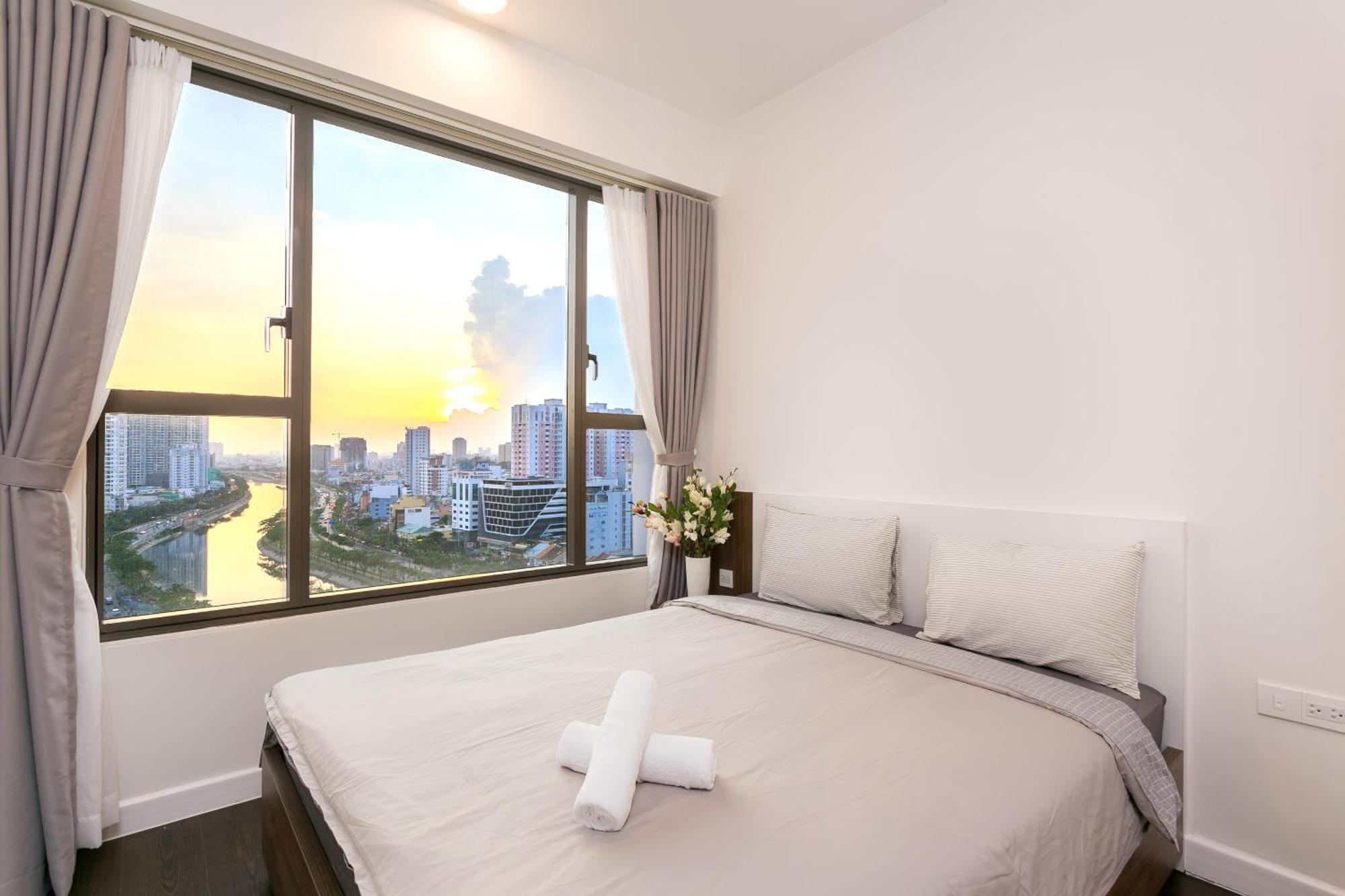 Central Business District Rivergate Apartment - Free Pickup & Pool Ho Chi Minh-staden Exteriör bild