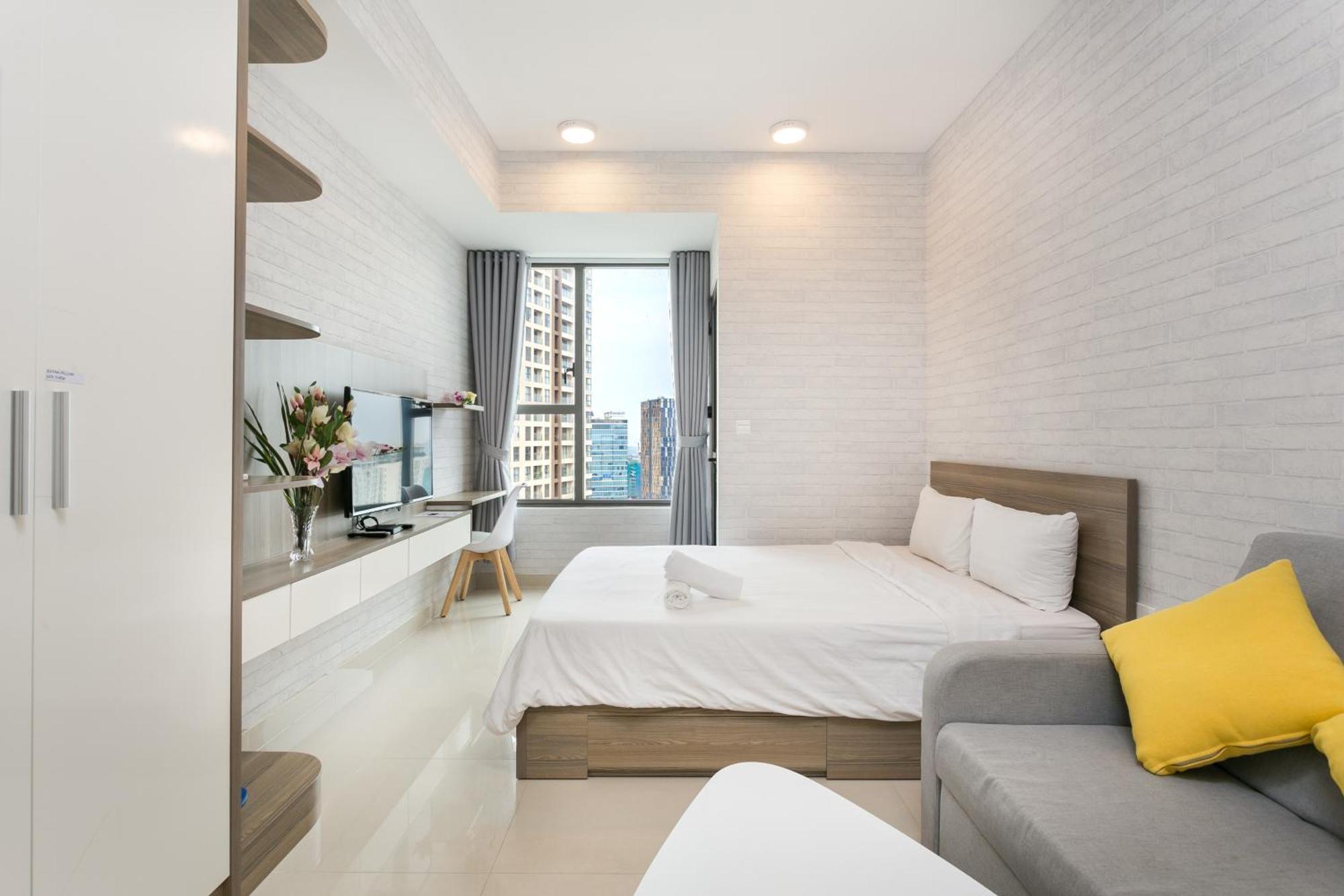 Central Business District Rivergate Apartment - Free Pickup & Pool Ho Chi Minh-staden Exteriör bild